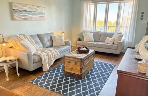 Mahone Bay House | Mahone Bay Retreat Deck Fire Pit
