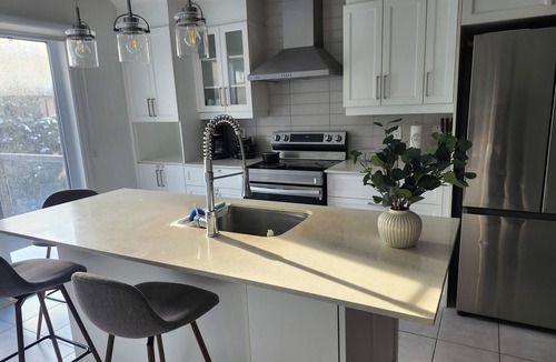Saint-Hubert Condo | Modern 2BR Furnished Home near DIX30 & Downtown Montreal— Monthly Stays Welcome