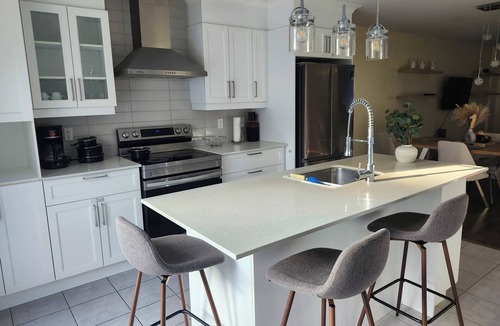 Saint-Hubert Condo | Modern 2BR Furnished Home near DIX30 & Downtown Montreal— Monthly Stays Welcome