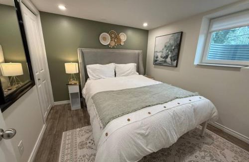 Brantford Apartment | Modern 2BR Retreat w Heated Floors-Gazebo