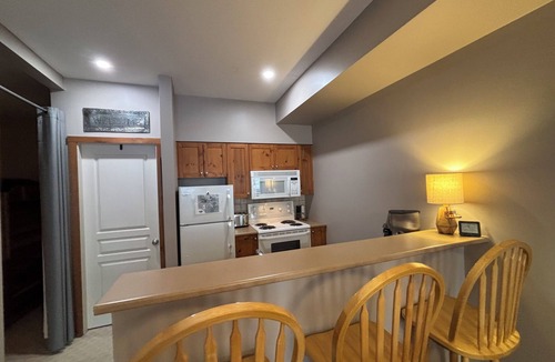 Silver Star Mountain Condo | Perfect Ground Floor Condo in Creekside - ski right from your door!