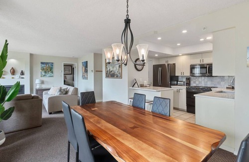 Upper Village Apartment | Prime Ski-in/out 2BR - Pool, HT, Sauna, EV Charger