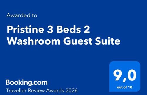 Guildford House | Pristine 3 Beds 2 Washroom Guest Suite