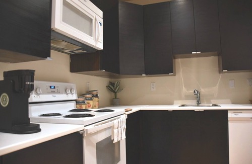 Saskatoon House | Private 2BR Suite | Kitchen & Laundry