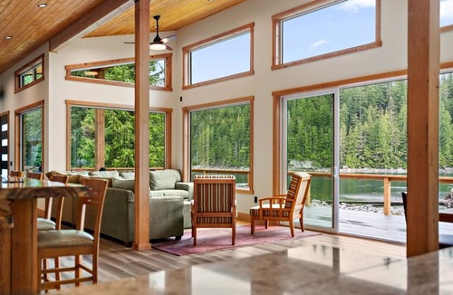 Squirrel Cove Cabin | Private Oceanfront Lodge