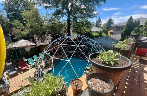 Saanich East Apartment | Quaint Attic Suite with Heated Pool Year-Round