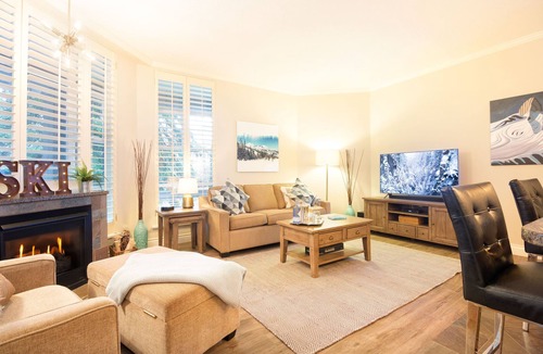 Blackcomb Condo | Sprawling Corner Condo, Amazing 1st floor deck, Ski in/out, Sleeps 4