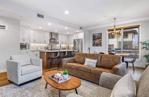 Canmore Apartment | Stay in Style | Mountain Scene