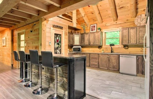 Saint-Raymond Ski Chalet | Superbe Chalet en Bois Rond Spa- La Fontaine Rouge