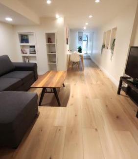 Wallace Emerson Apartment | The Comfort Zone- Entire Private 1-bed Basement apt, Sauna, Hot Tub, 8 min Subway
