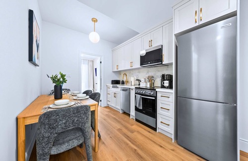 Riverdale Apartment | The Gerrard | Private Patio near Riverdale Park