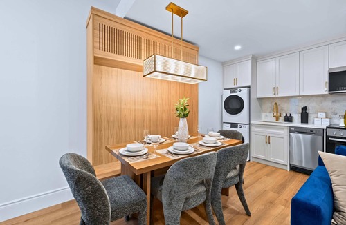 Riverdale Apartment | The Gerrard | Riverdale Group Stay with Patio