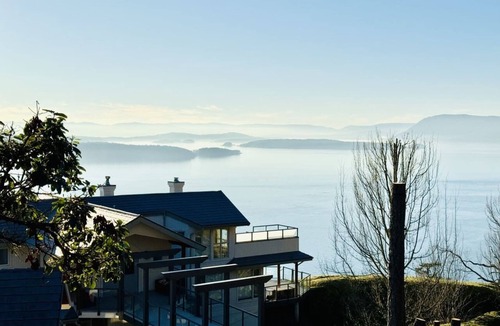Pender Island Apartment | The West- Ocean Front Suite over looking Salish Sea and occasional Orca Whales