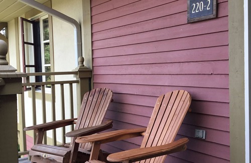 Mont-Tremblant Condo | Tremblant, ski in/out, 4 bedroom, sleeps 8, big pool, 2 decks + fire pit + pond