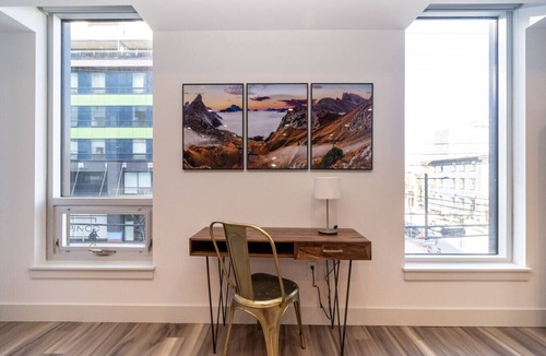 Downtown Halifax Apartment | Urban 3BR Apt with Private Balcony and Gym
