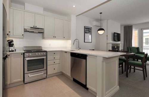 Mont-Tremblant Pedestrian Village Apartment | Village Condo with Balcony & Views - Walk Everywhere