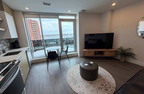 Downtown Halifax Apartment | Waterfront 1 BR with 6 appliances and huge patio