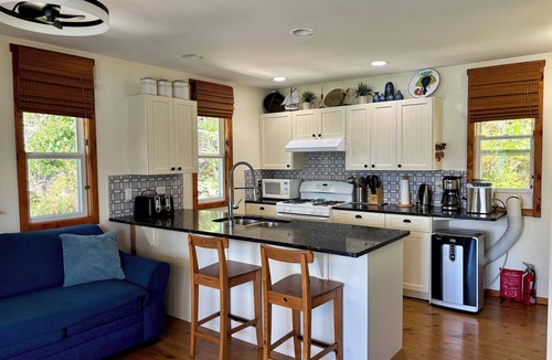 Blind Bay House | West facing Waterfront Retreat w/private beach, dock access & private buoy