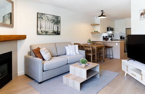Village North Apartment | Whistler Village 1BR: Sleeps 4. Walk to lifts, shopping & more! Free Parking!