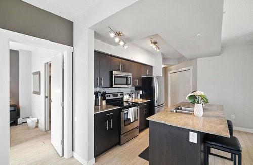 Downtown Edmonton Apartment | Zorro - Stylish 2BD | 2 BA | Ice District Suite!