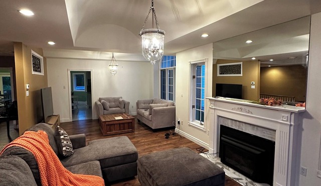 5-bedroom oasis in central St. John's, featuring a deck overlooking lush greens.