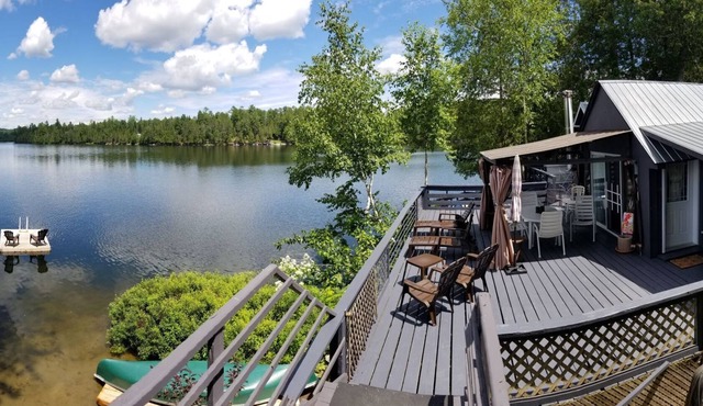 A Pet Friendly Waterfront Cottage with Sandy Beach for rent