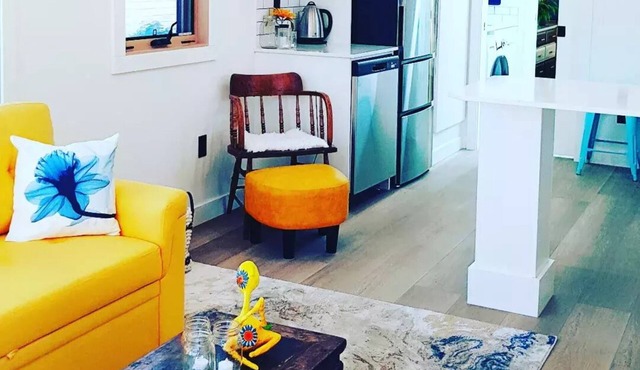 A natural modern OASIS awaits! nPrivate patio and balcony! nA unique gem! n