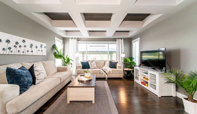 Amazing Luxe Home w/AirCon & HUGE Yard | FirePit