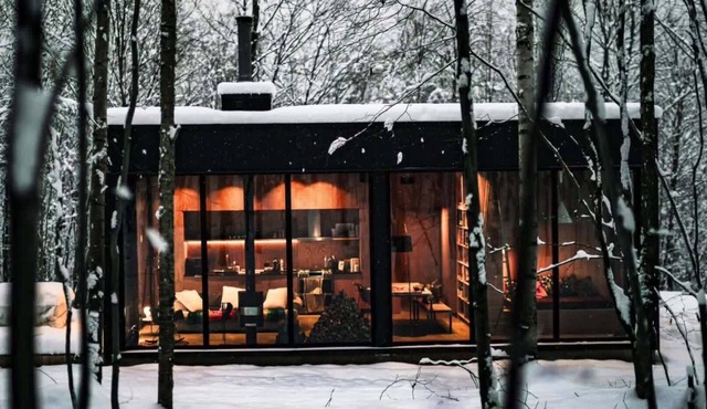 Architectural Glass cabin