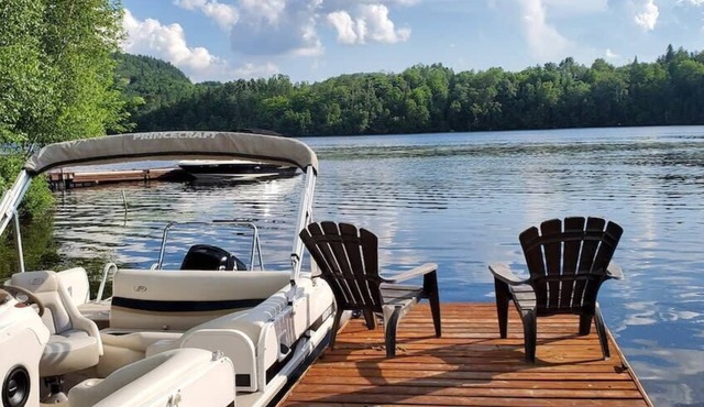 Au bord du St-Maurice, Spa & Private Dockm ski