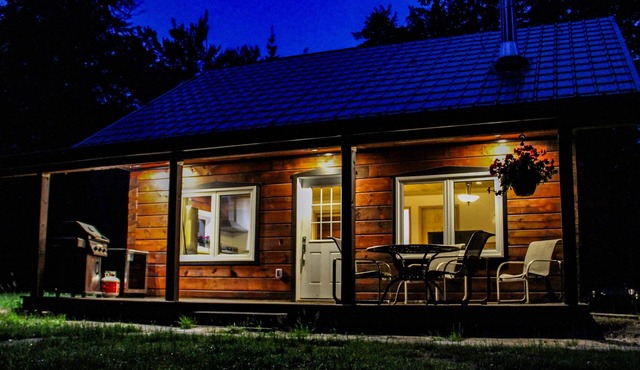 Beautiful Log Cabin with Sauna, BBQ & Firepit nearby Algonquin & Arrowhead Park!