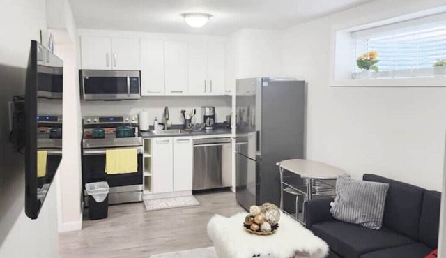 Beautiful newly built one bedroom suite. This is a home away from home.
