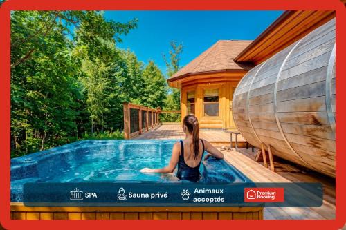 Chalet Bee with Private Hot Tub, Sauna & Pool , Fiddler Lake