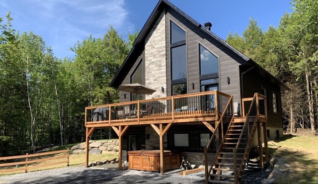 Chalet Nature OWL'S Head Spa and fire pit