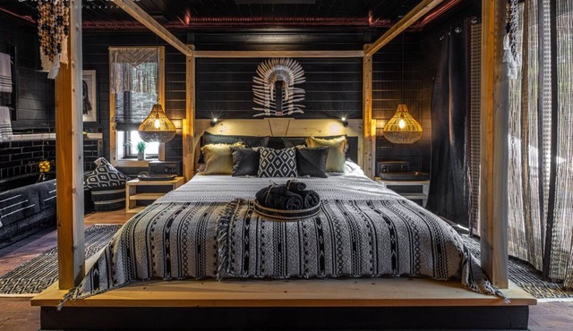 Chalet Tipee, Spa, Sauna, Billard et vue sur la Forêt