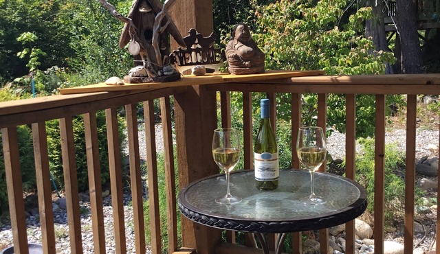 Cheerful 2 bedroom home, lovely views in Dogwood Valley 10 minutes from Hope, BC