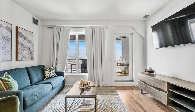 City Comforts & XL Balcony | 2BR, AC, Parking