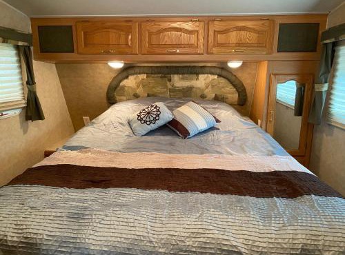 Comfortable RV in a farm