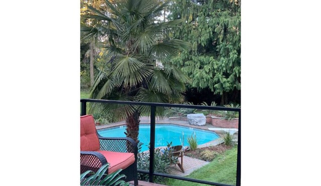 Country Tudor large pool hot tub