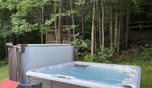 Cozy house with spa 10 minutes from Village Vacances Valcartier.