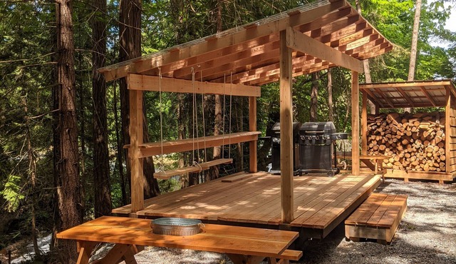 Cozy A frame Cabin in the forest on Texada Island