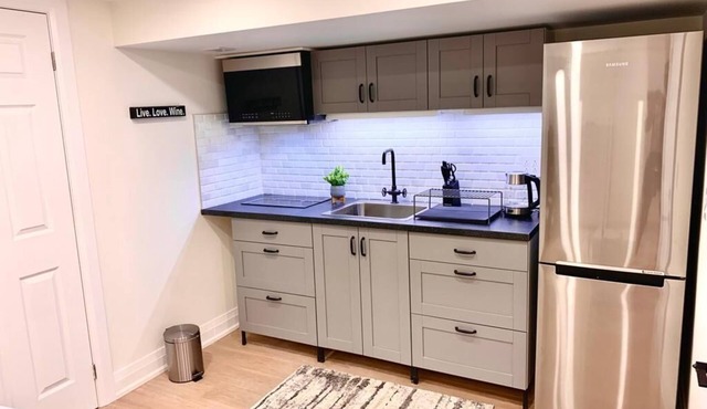 Cozy basement studio apartment
