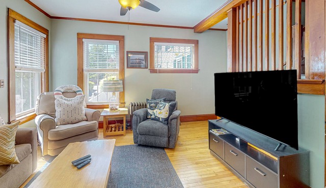 Dog-friendly home with deck, grill, & central location near beaches