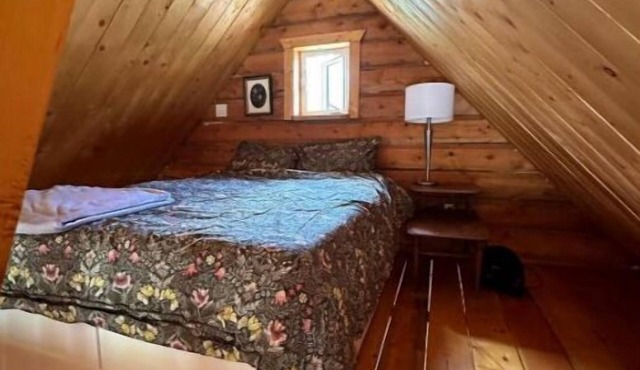 Dry Log Cabin with Mountain Views