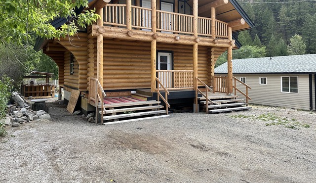 Experience Log Cabin Living in Picturesque Hedley, BC