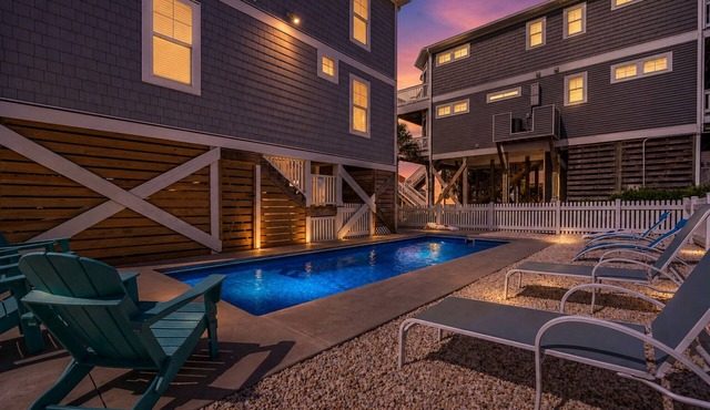 Experience ocean views at Panama Breeze, a spacious 6-bedroom retreat in Oak Island.