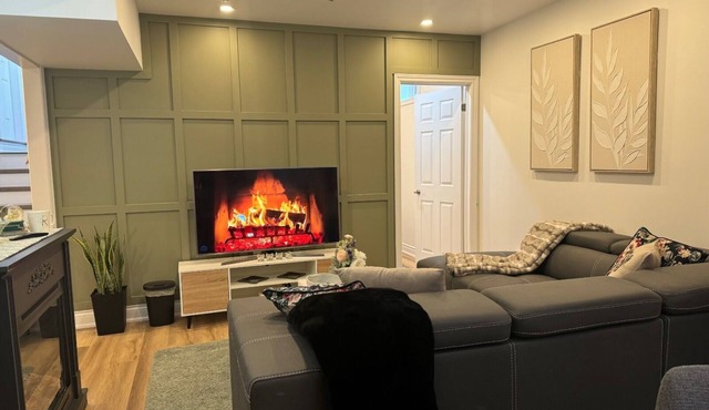 Family three-bedrooms legal basement in Milton