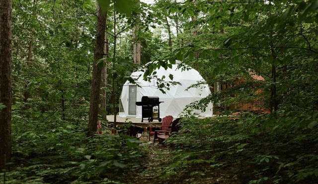 Fantastic Dome Nestled Amidst Trees and Barbecue Provided in Petawawa, Ontario