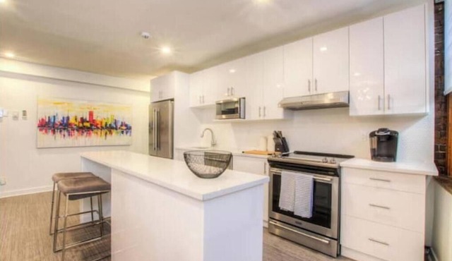 Garden suite loft in old Montreal