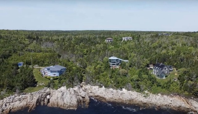 Glass House on the Ocean